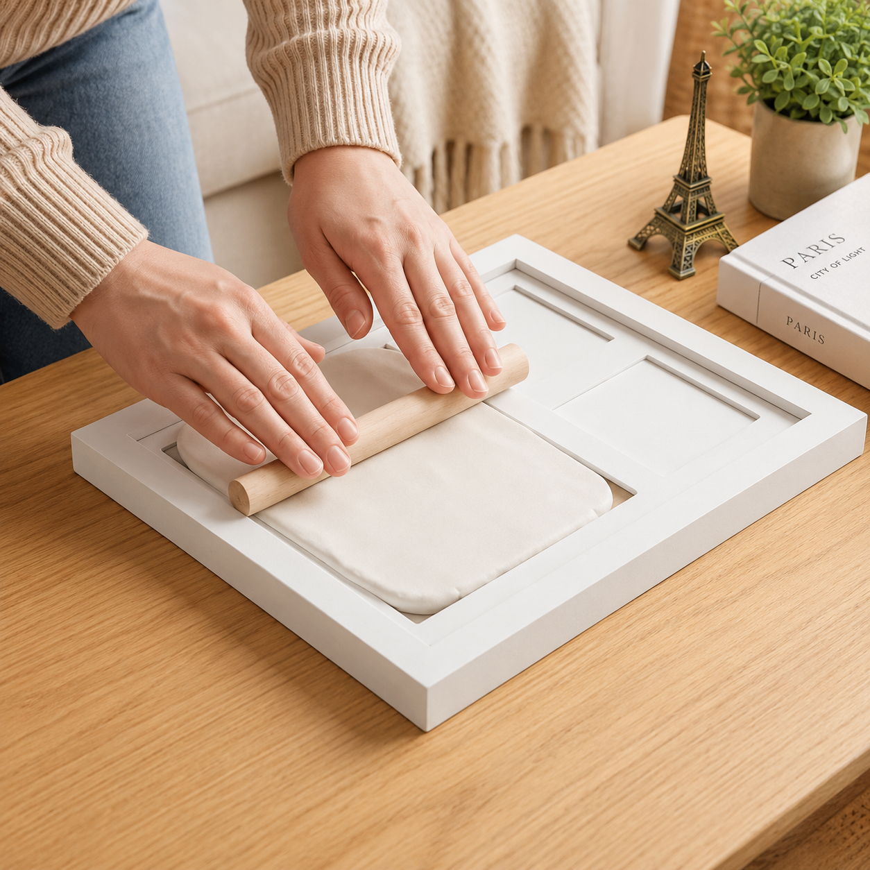 Step 1: Roll & Press